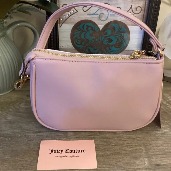 Juicy Couture Angel Crystal/Pink Diamond Berry Sweet Convertible Wristlet - Picture 11 of 13